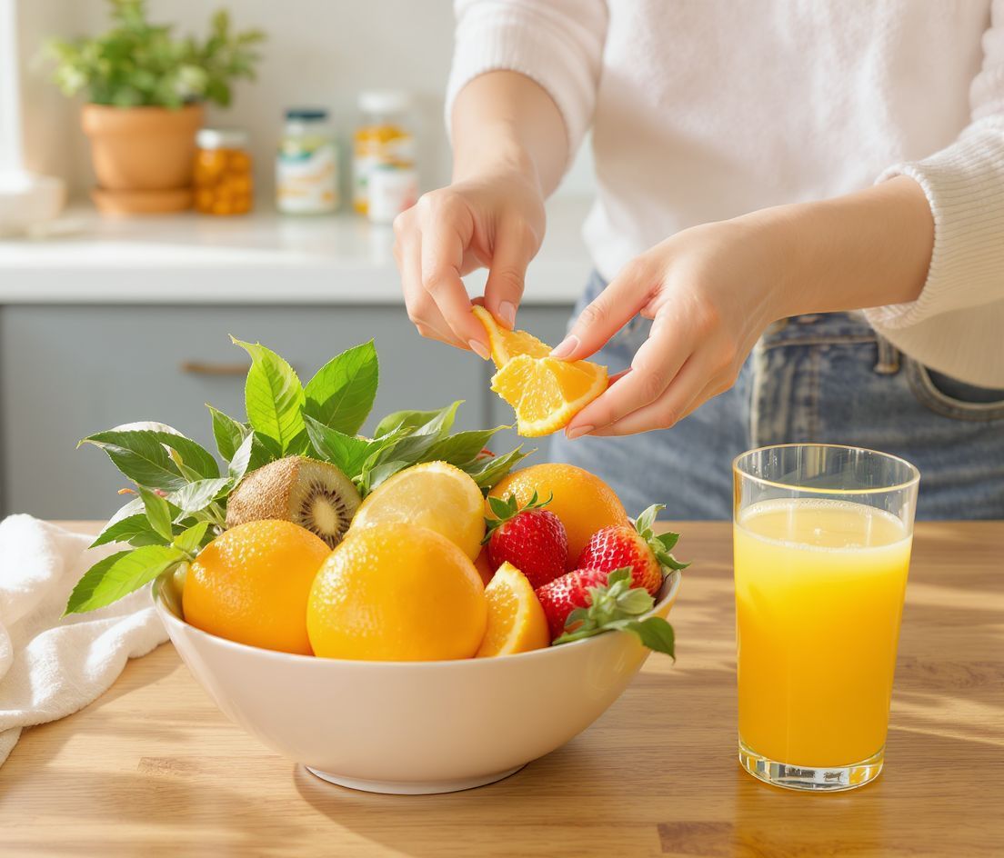 A C-vitamin legjobb forrásai a citrusfélék és a piros paprika.